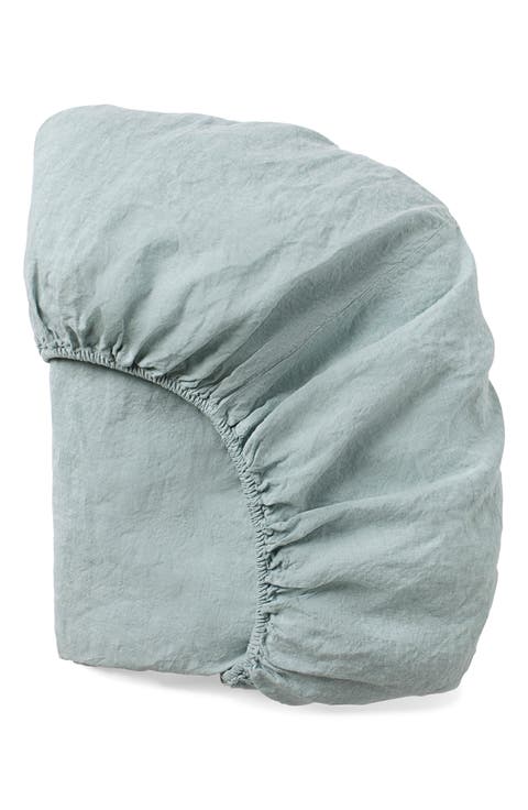 Relaxed Organic Linen Fitted Sheet
