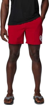 Columbia Men's Columbia Crimson Oklahoma Sooners PFG Terminal Roamer™ Omni-Shade™ Stretch Shorts