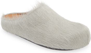 Marni Fussbett Sabot Genuine Calf Hair Clog (Women) | Nordstrom