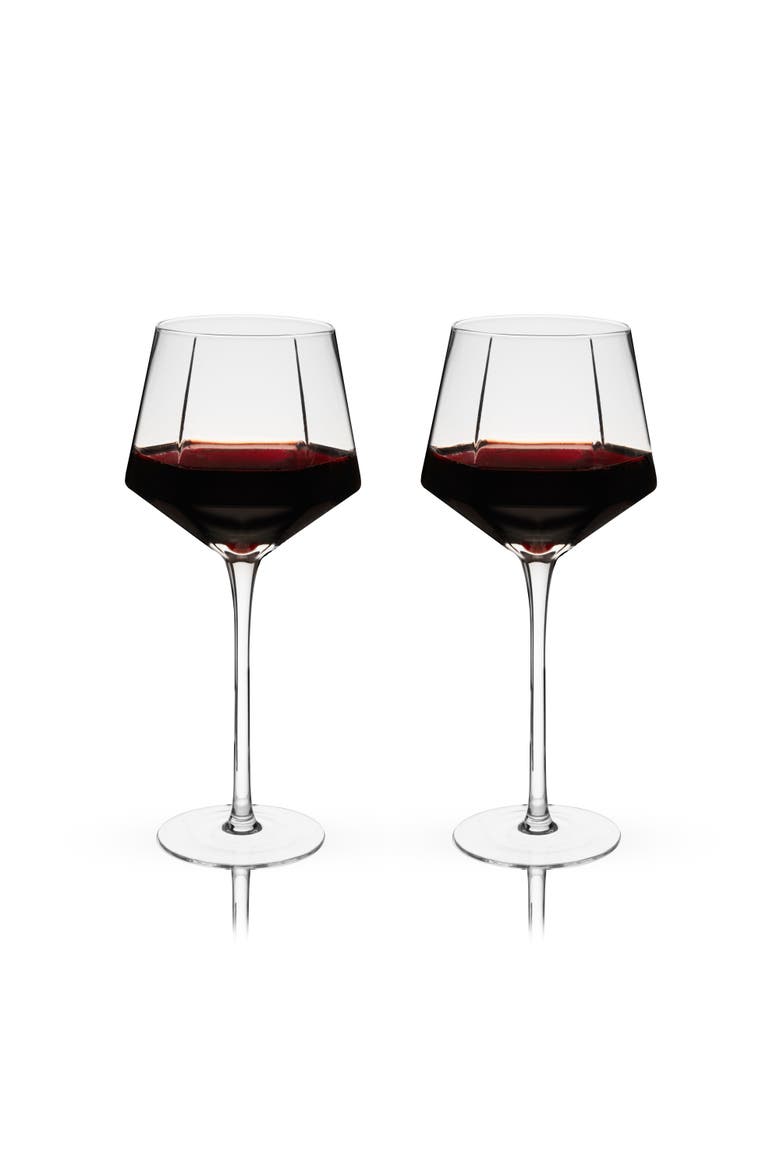 Seneca Crystal Wine Glasses Set of 2, Alternate, color, Clear