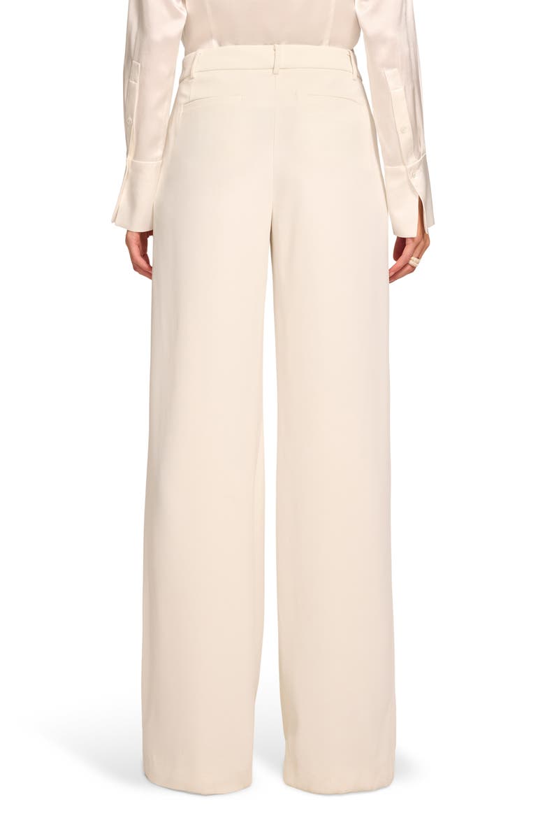 Leslie Pleated High Waist Wide Leg Pants, Alternate, color, WINTER WHITE