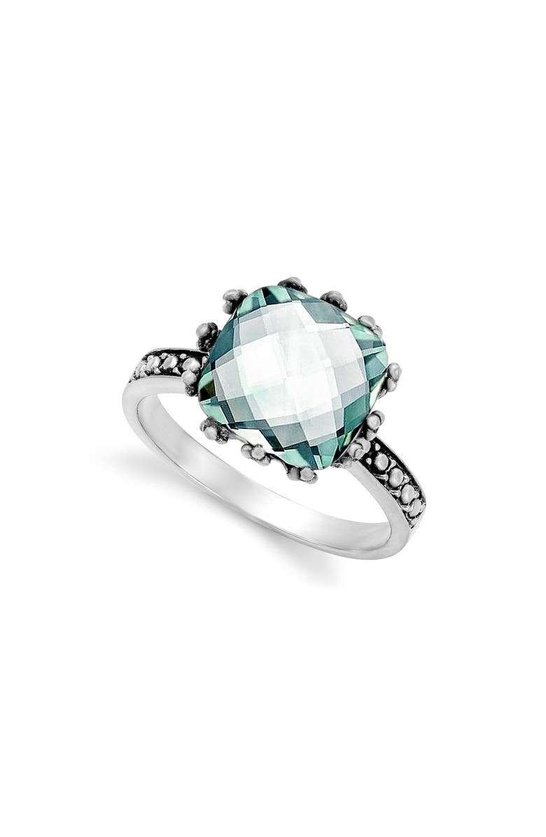 SAMUEL B. Cushion Cut Quartz Ring, Main, color,