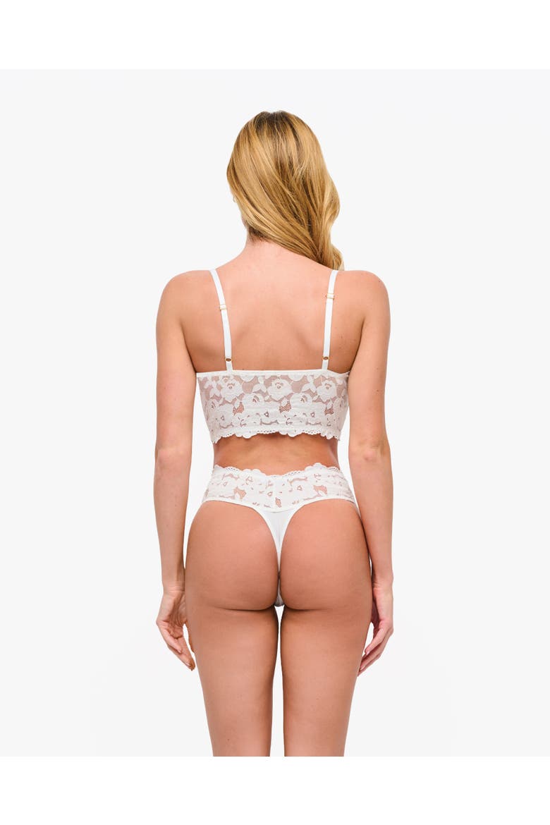 Romanza Longline Bralette, Alternate, color, Moon Ivory