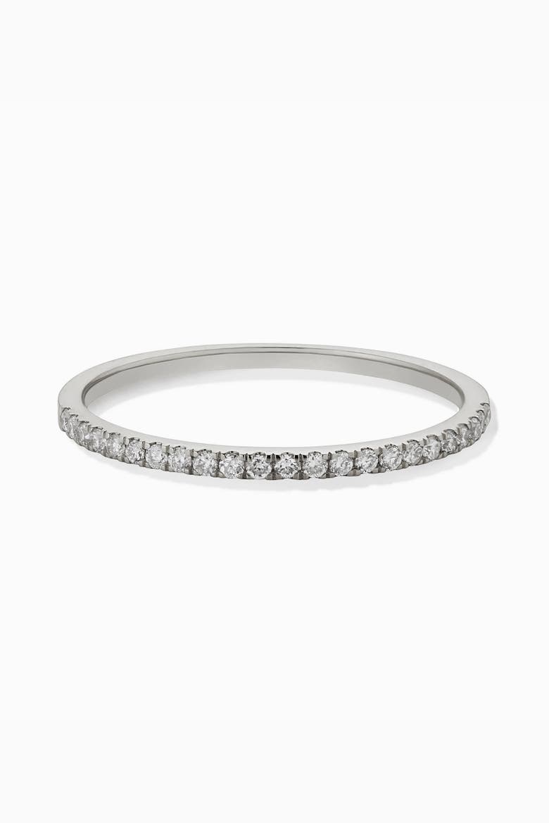 14K Gold Regal Diamond Stack Ring, Alternate, color, White Gold