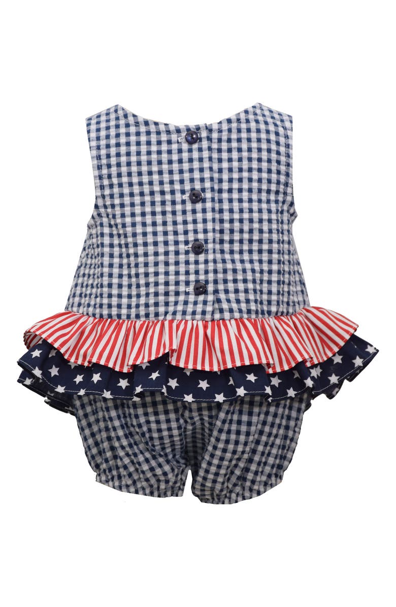 Iris & Ivy Kids' Americana Ruffle Romper, Alternate, color, 