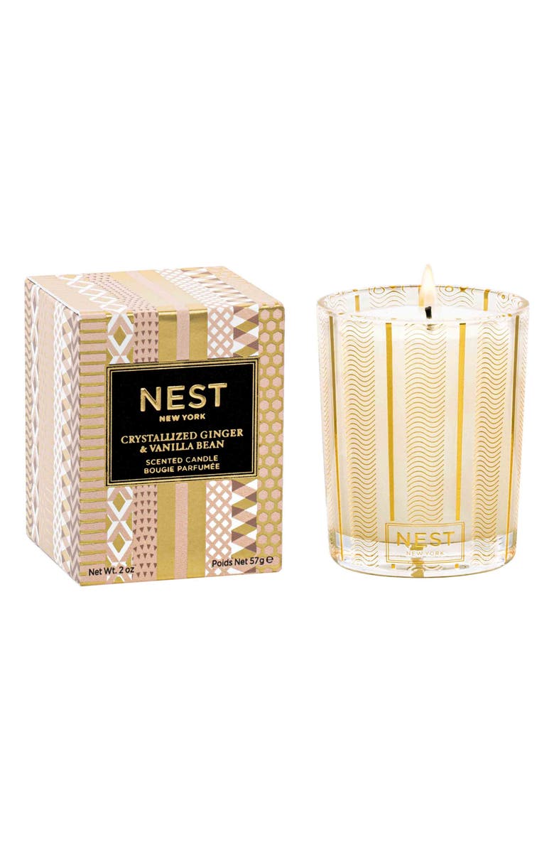 NEST New York Crystallized Ginger & Vanilla Bean Candle, Alternate, color,