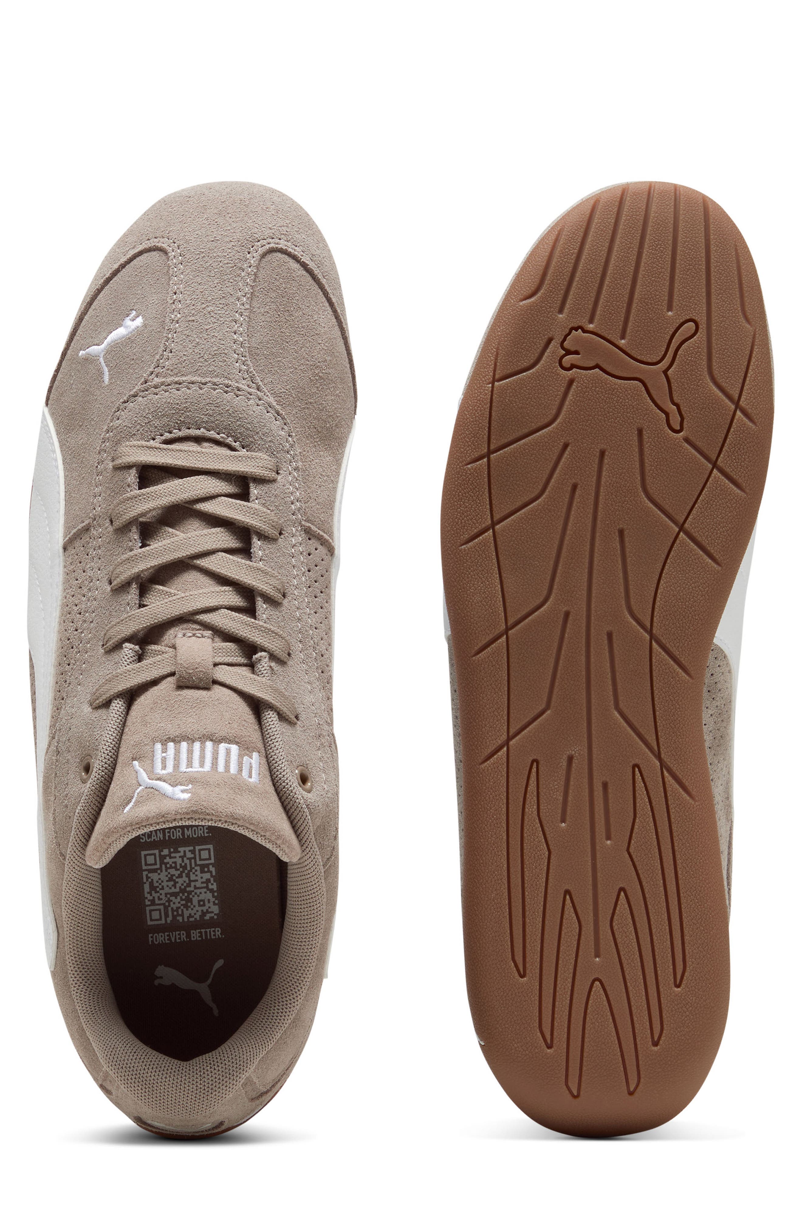 Replicatch Low Top Sneaker, Alternate, color, MOUSE GRAY/ PUMA WHITE
