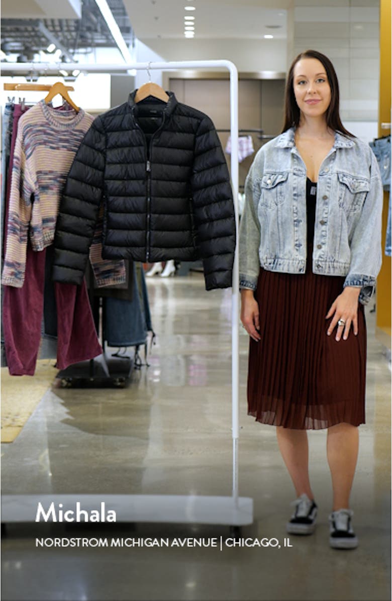 Water Repellent Quilted Down Coat, sales video thumbnail