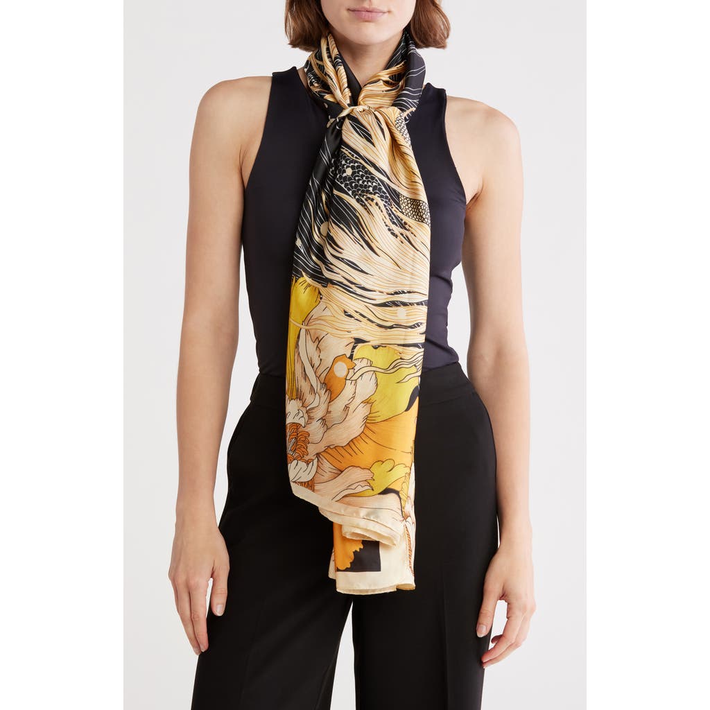 La Fiorentina Floral Print Scarf