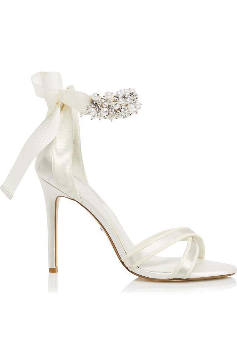 Dune London Martinis Imitation Pearl Sandal, Alternate, color,