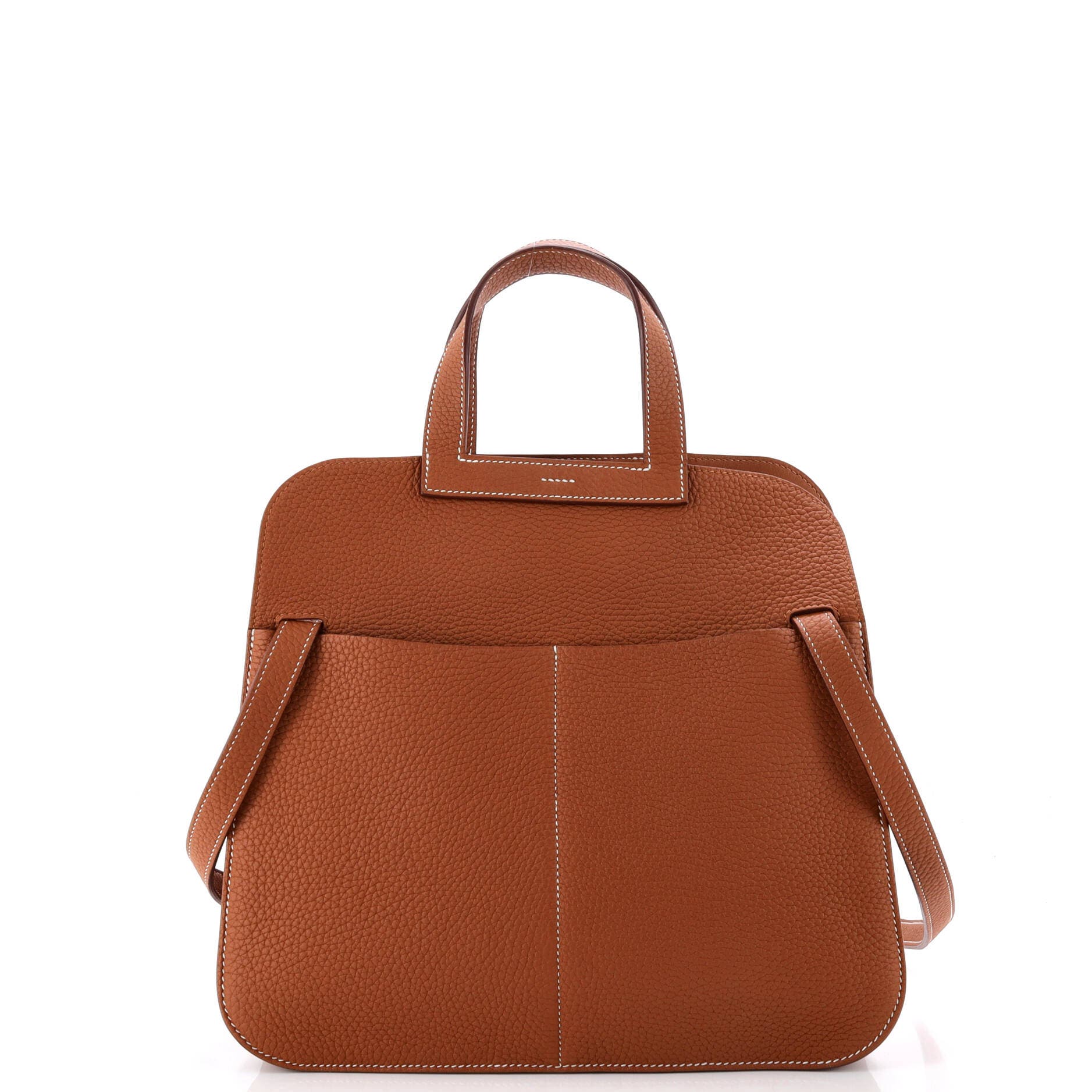 Pre-Owned Hermes Halzan Bag Clemence 31, Alternate, color, Gold