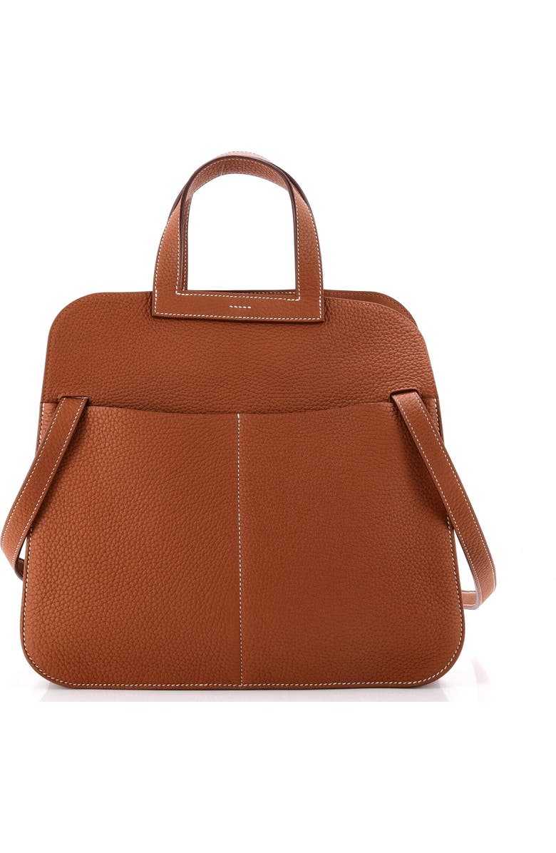 Pre-Owned Hermes Halzan Bag Clemence 31, Alternate, color, Gold
