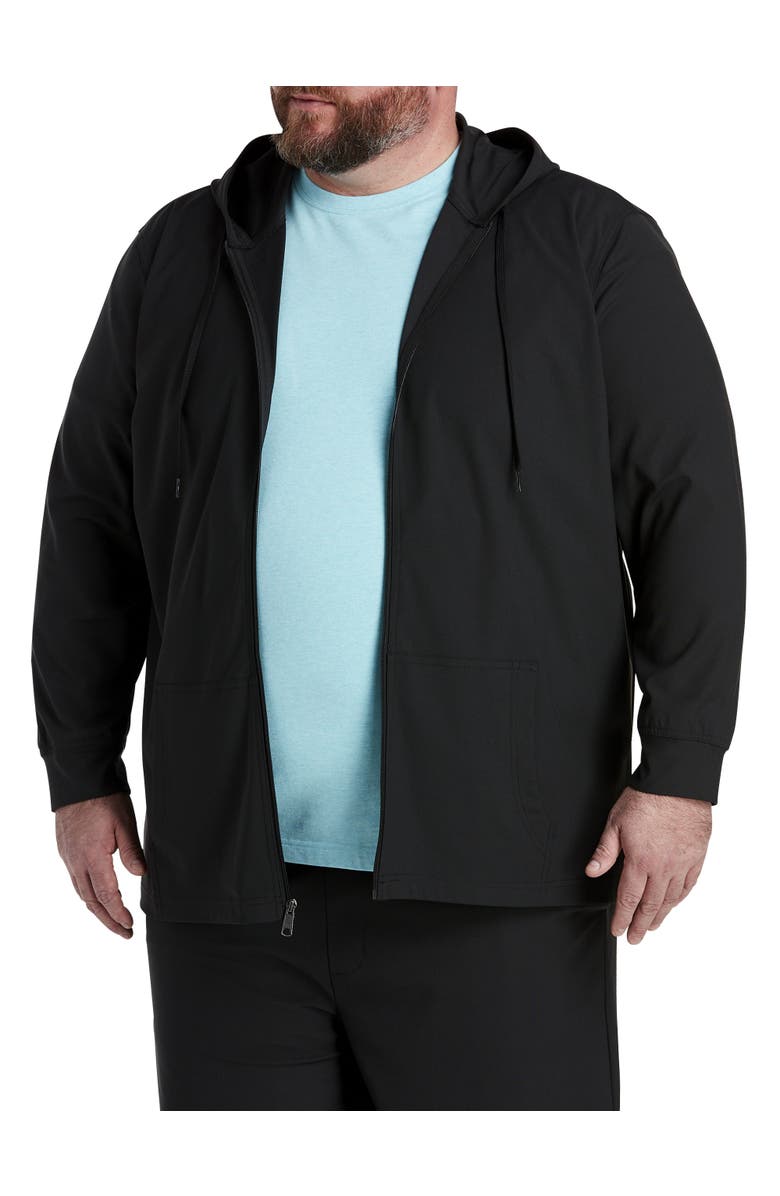 Society of One by DXL Big & Tall Commuter Full-Zip Hoodie, Main, color, 