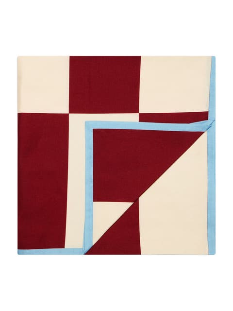 Large Tablecloth (66.9"x137.8") Contrada Bordeaux