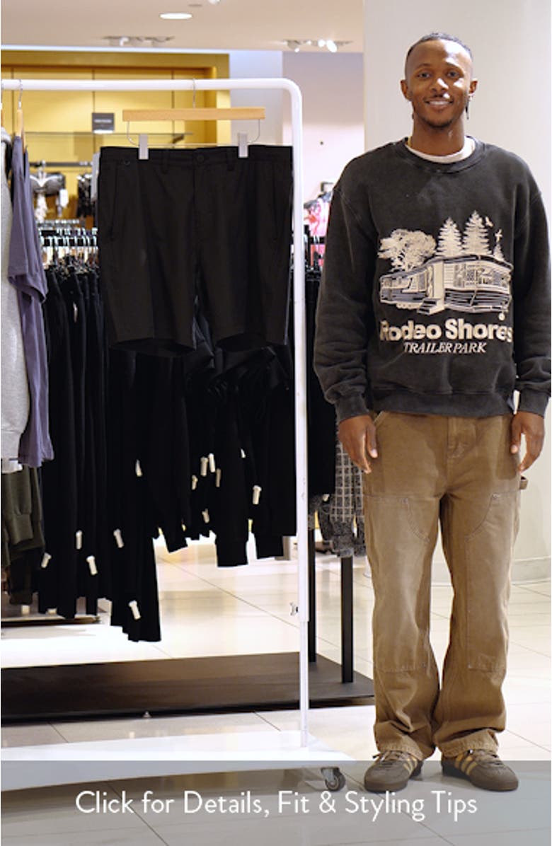 Hytide Flat Front Hybrid Performance Shorts, sales video thumbnail