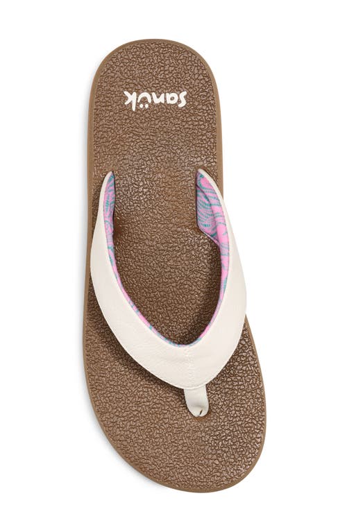 Sanuk Yoga Mat Ii Flip Flop In Brown