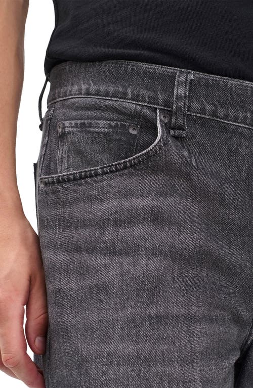 Rag & Bone Fit 4 Miramar Straight Leg Cotton Terry Sweatpant Jeans In Gray