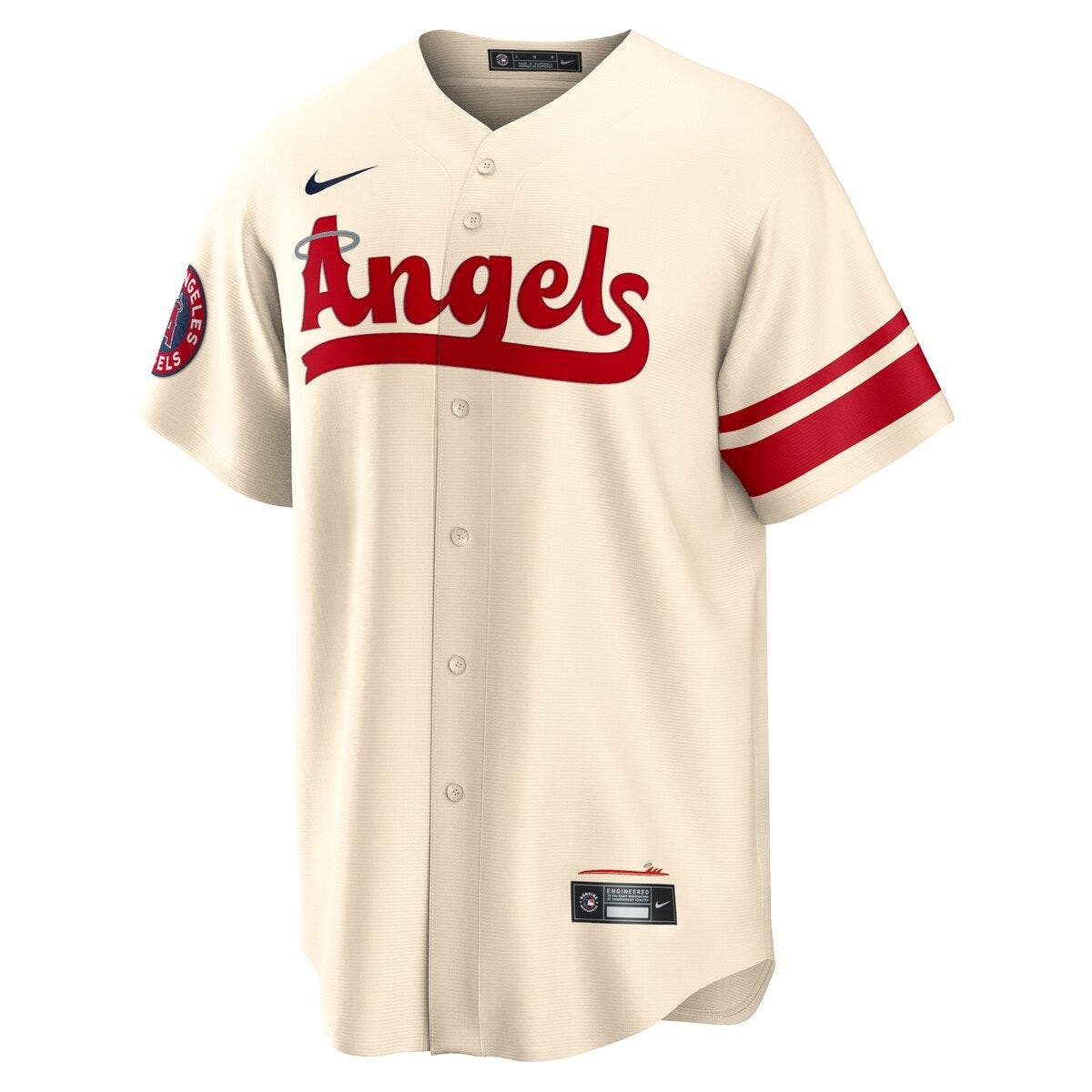 Men's Nike Shohei Ohtani Cream Los Angeles Angels City Connect