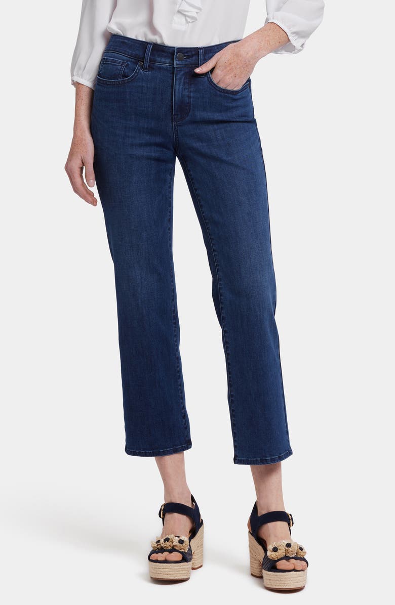 NYDJ Marilyn Cool Embrace<sup>®</sup> Ankle Straight Leg Jeans, Main, color, Ibiza Blues