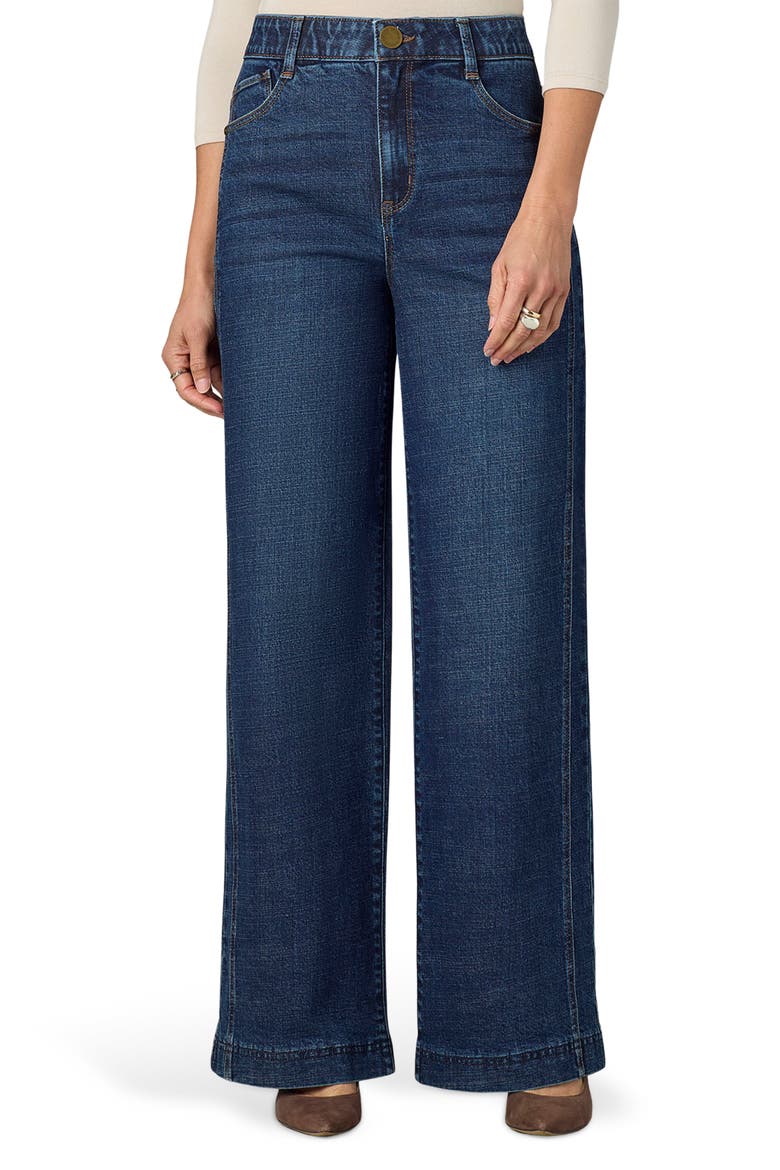 Gracie Skyrise Double Side Seam Wide Leg Jeans, Main, color, INDIGO