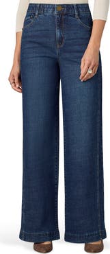 Wit & Wisdom Gracie Skyrise Double Side Seam Wide Leg Jeans