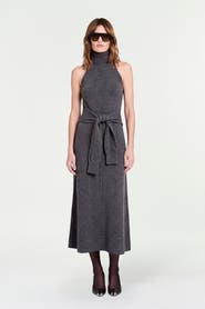 NICHOLAS Zinnia Rollneck Tie Waist Dress