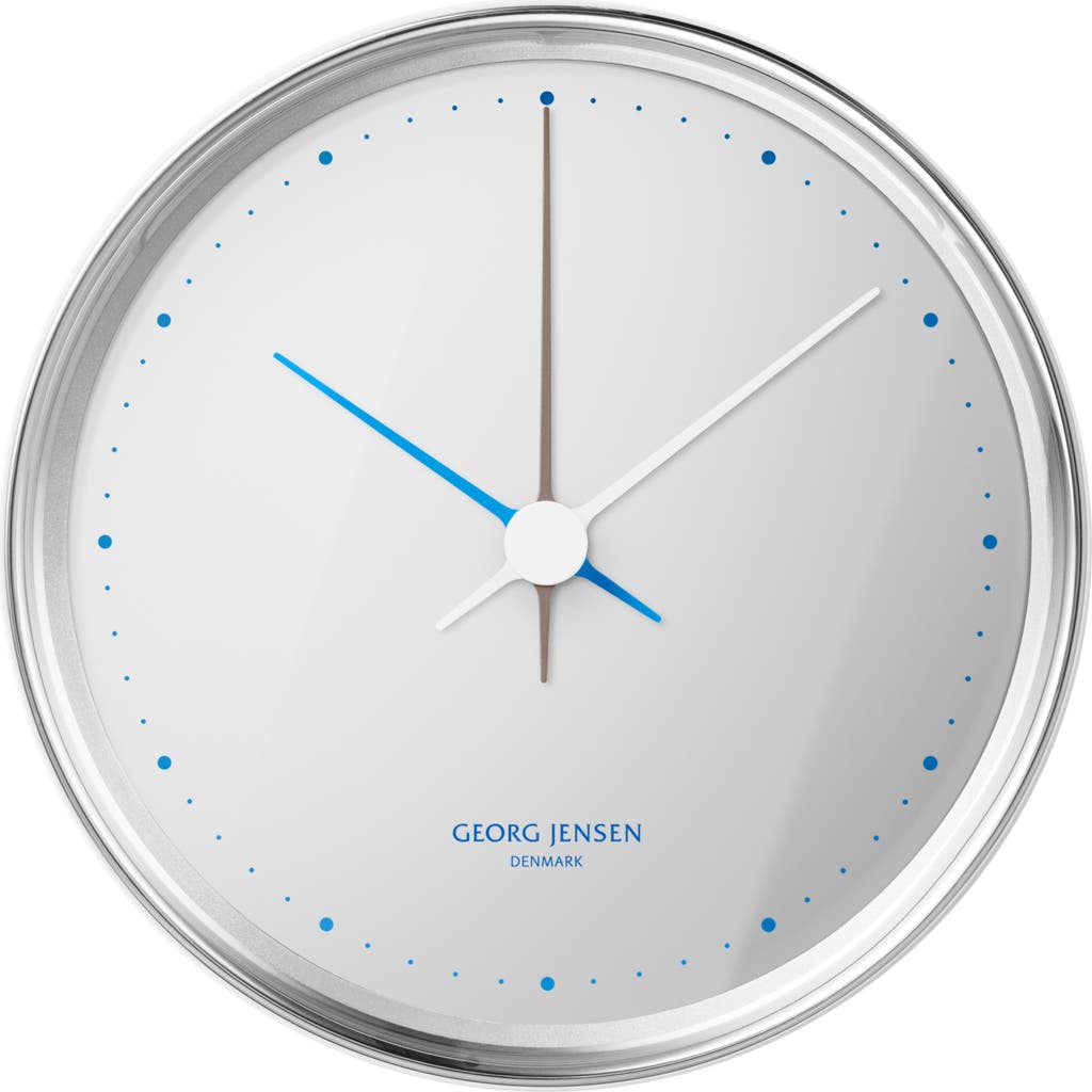 Georg Jensen Henning Koppel Wall Clock In Metallic