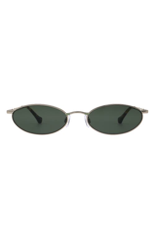 Florence By Mills 54mm Oval Sunglasses In Green