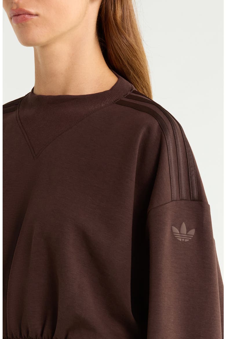 Crewneck Sweatshirt, Alternate, color, AURORA COFFEE