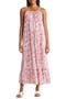 Floral Paisley Cover-Up Maxi Dress