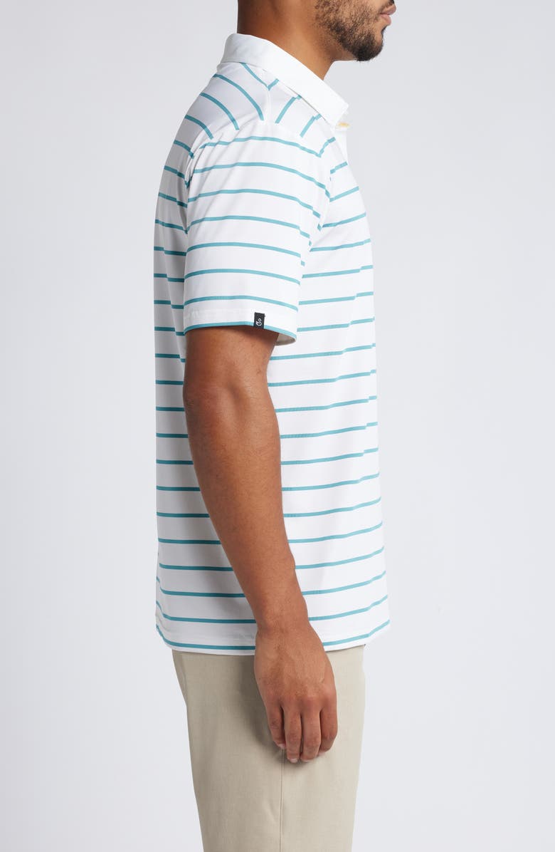 Swannies Pete Stripe Golf Polo, Alternate, color, Pac
