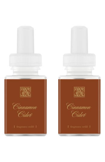 Pura X Aromatique Cinnamon Cider 2-pack Diffuser Fragrance Refills In Brown