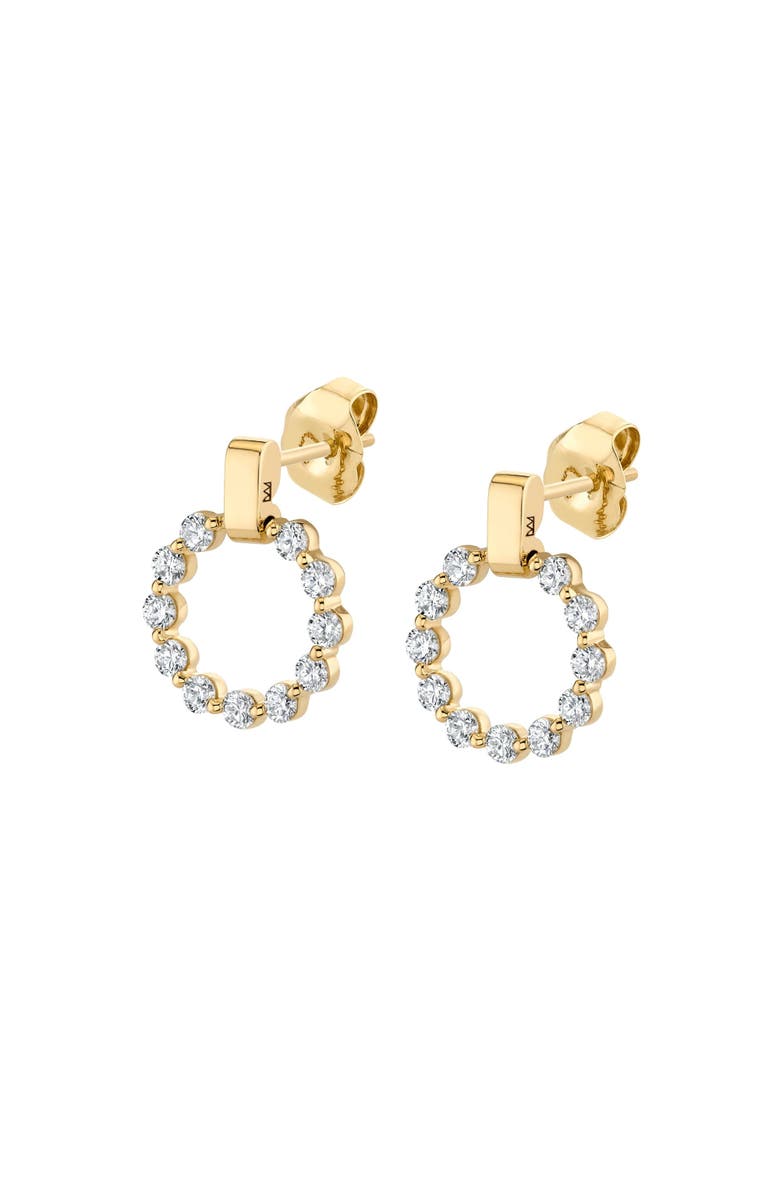 Michael M Cloud Mini Single Drop Earrings, Main, color, Yellow Gold