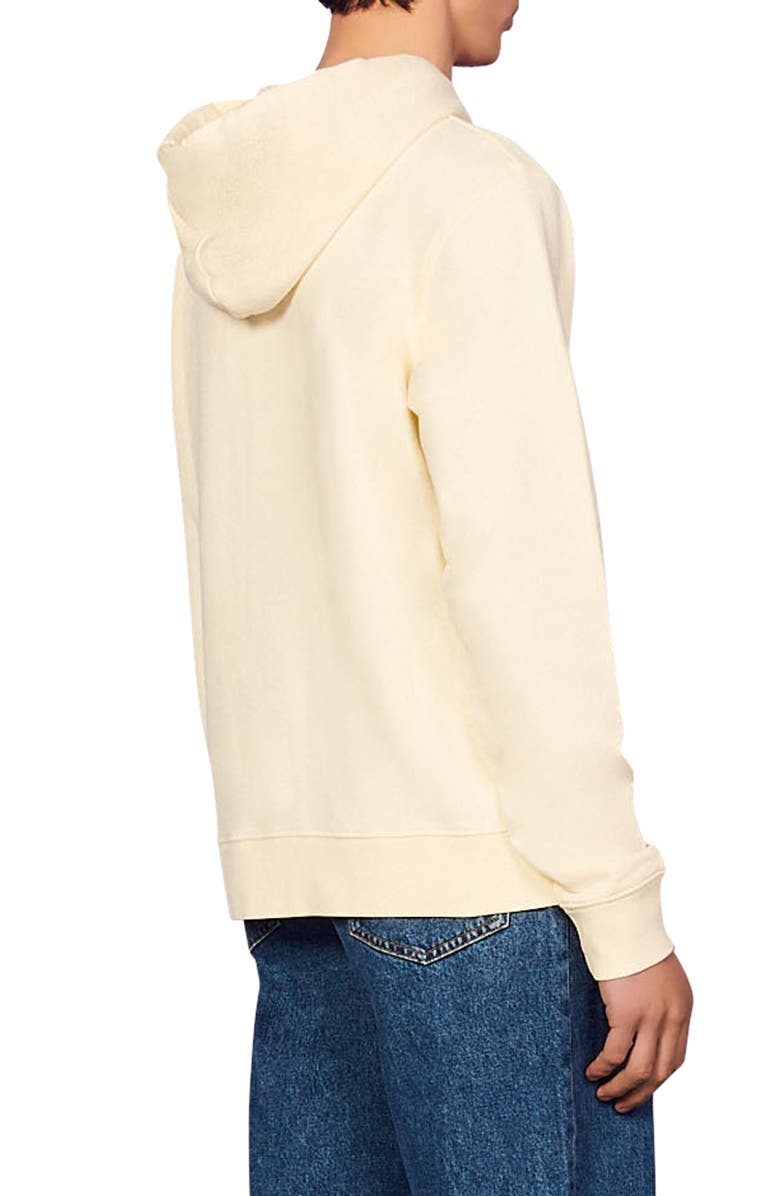 SANDRO Embroidered Double S Hoodie, Alternate, color,