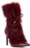 AZALEA WANG Mahtama Faux Fur Bootie