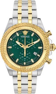 Versace Fornax Chronograph Bracelet Watch, 43mm