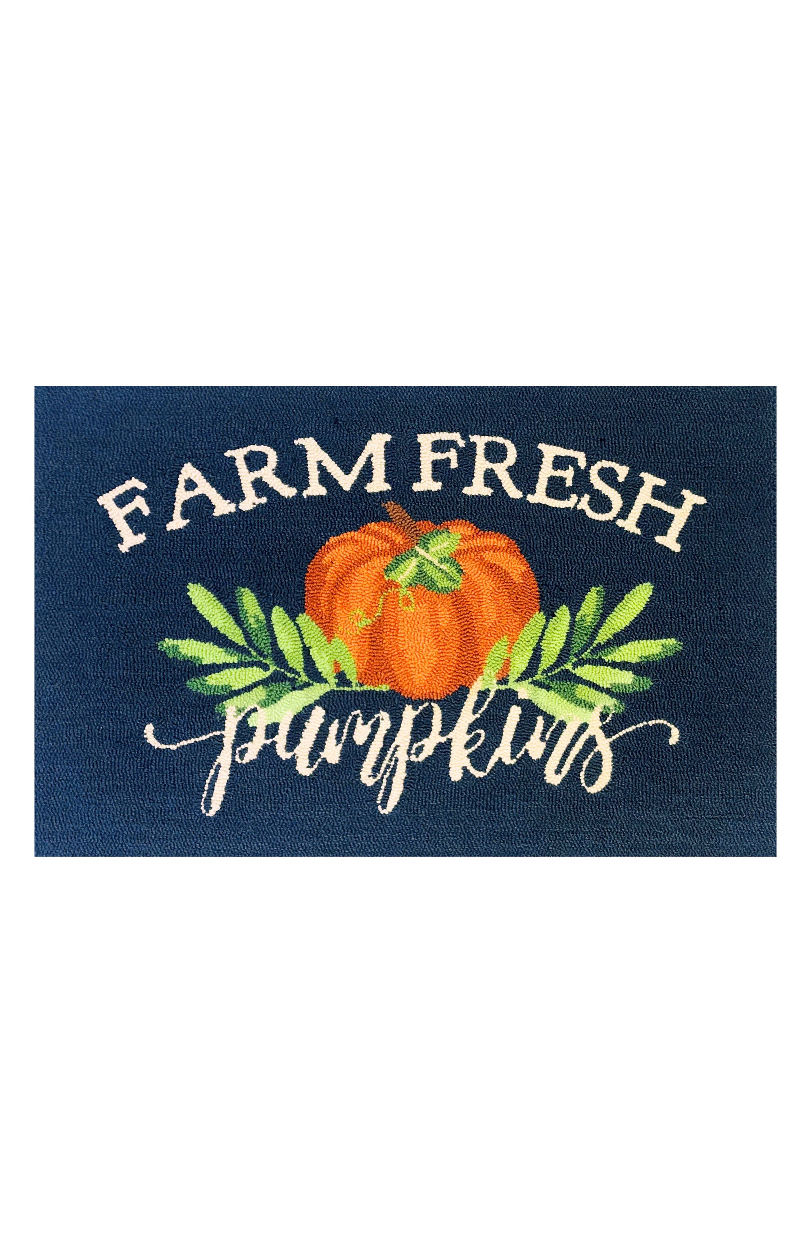 Farm Fresh Pumpkins Rug