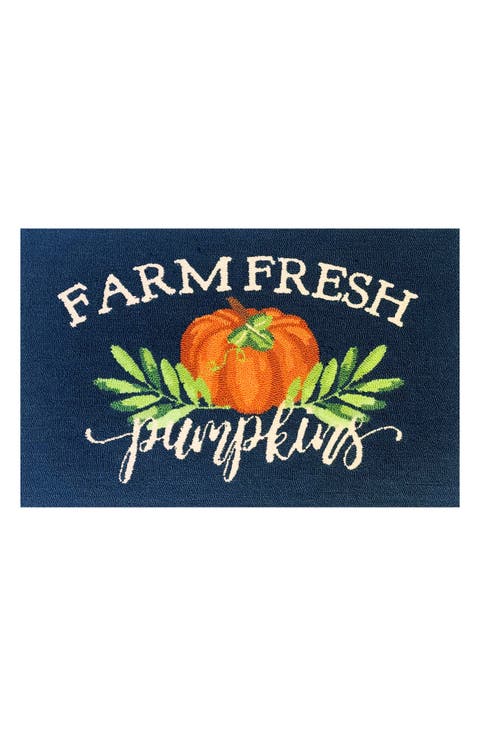 Farm Fresh Pumpkins Rug