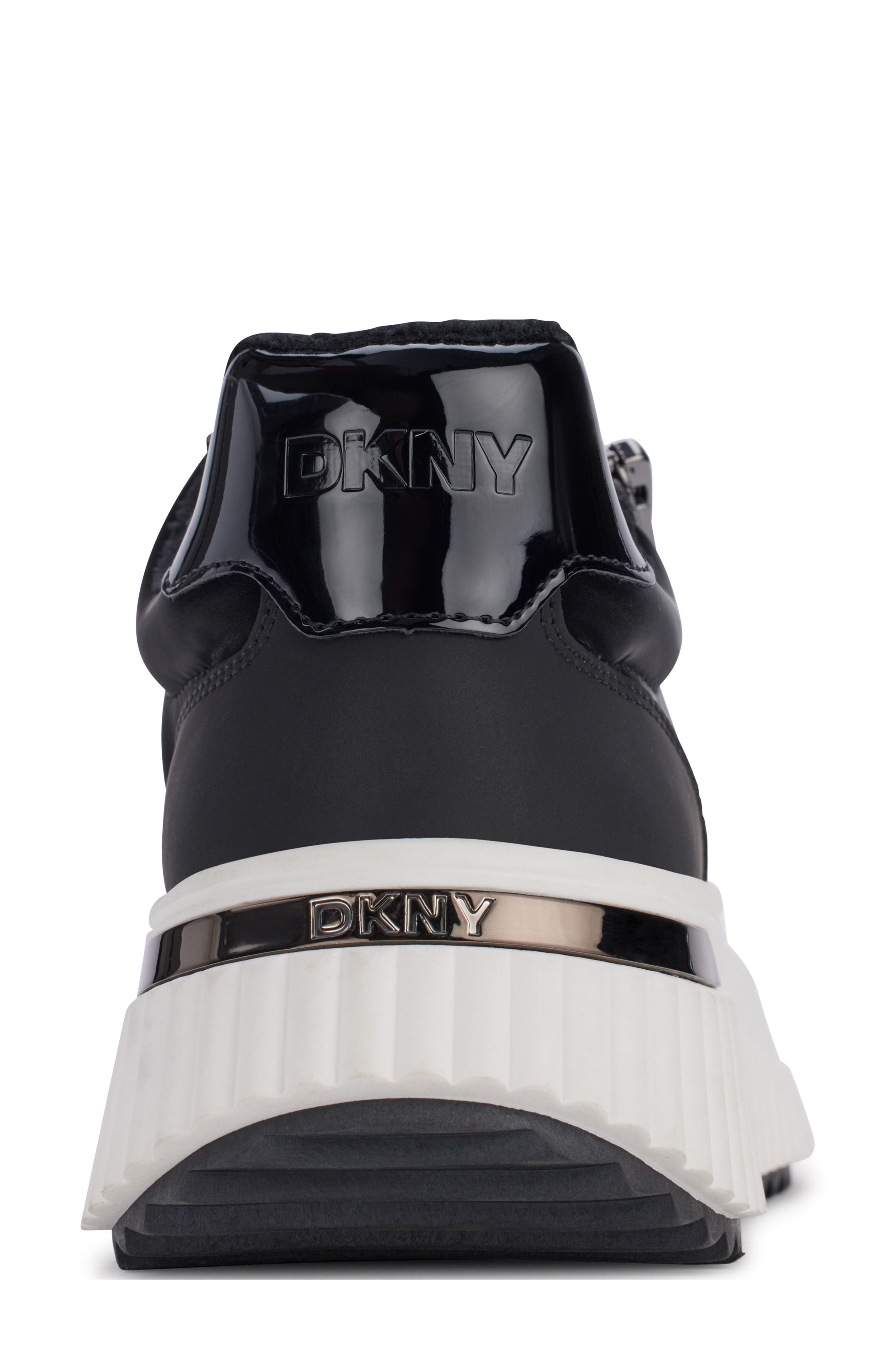 DKNY Laurence Wedge Sneaker, Alternate, color, Black