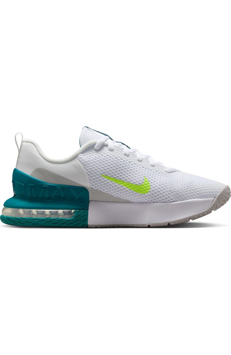 Nike Air Max Alpha Trainer 6 Training Shoe, Alternate, color, White/ Hot Lime/ Grey Fog