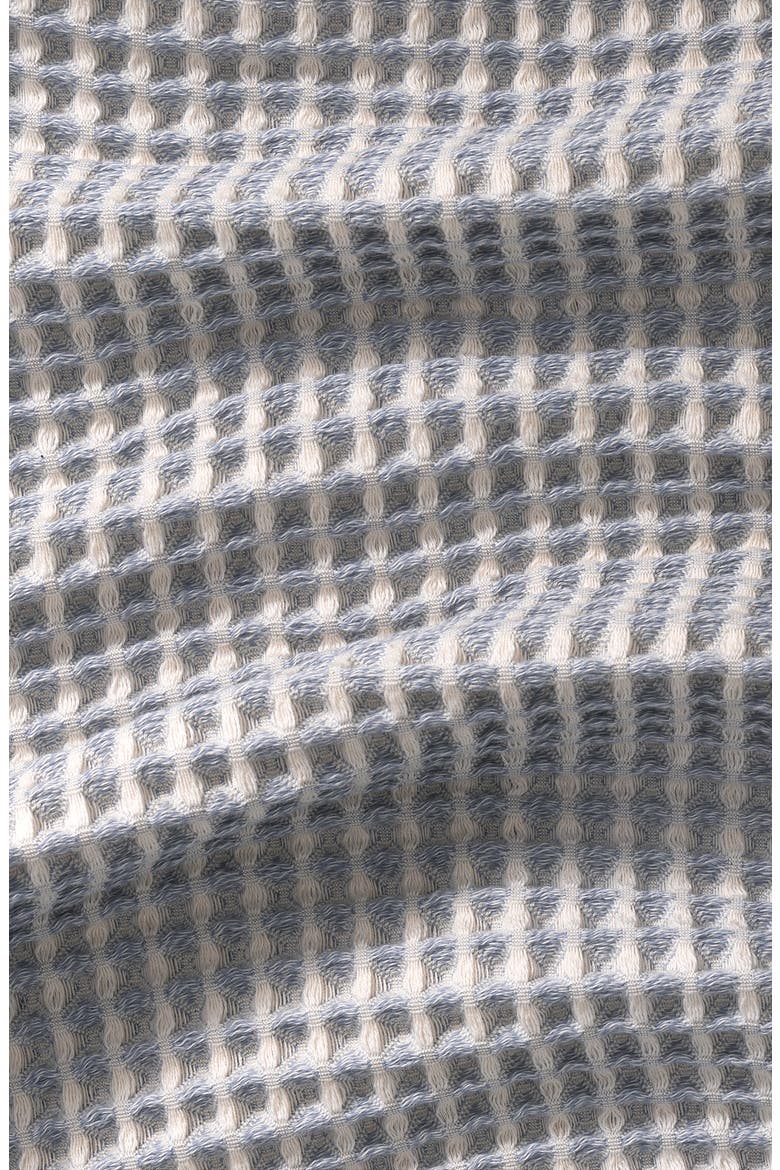 Pure Yarn Dyed Cotton Waffle 4-Piece Bath & Hand Towel Set, Alternate, color, CHAMBRAY BLUE