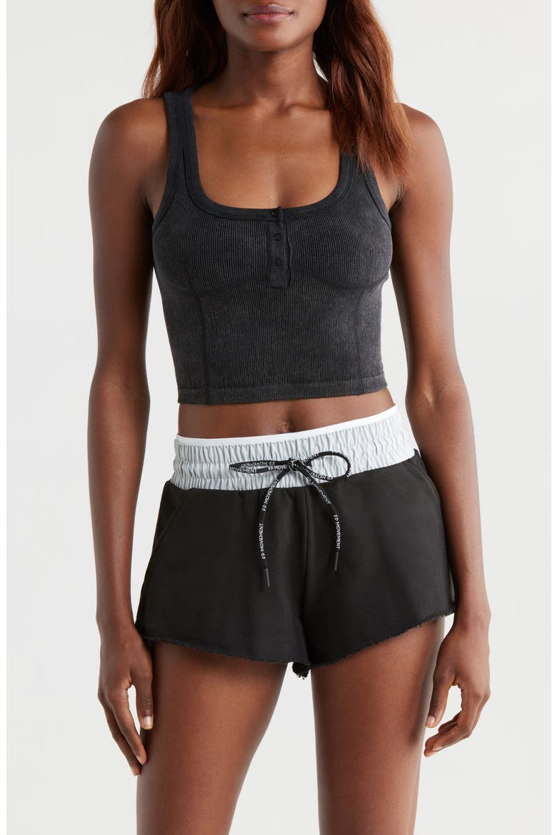 FP Movement Go To Henley Camisole, Main, color, WASHED BLACK