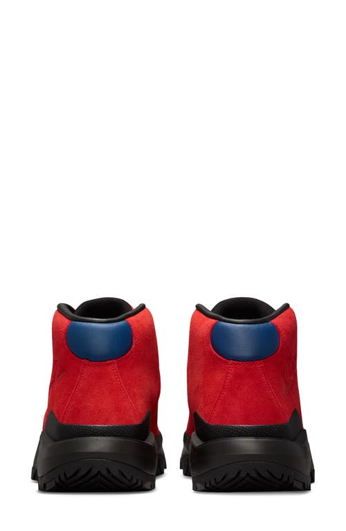 Nike Cygnal Lace-up Chunky Sole Hiking Boots In Red