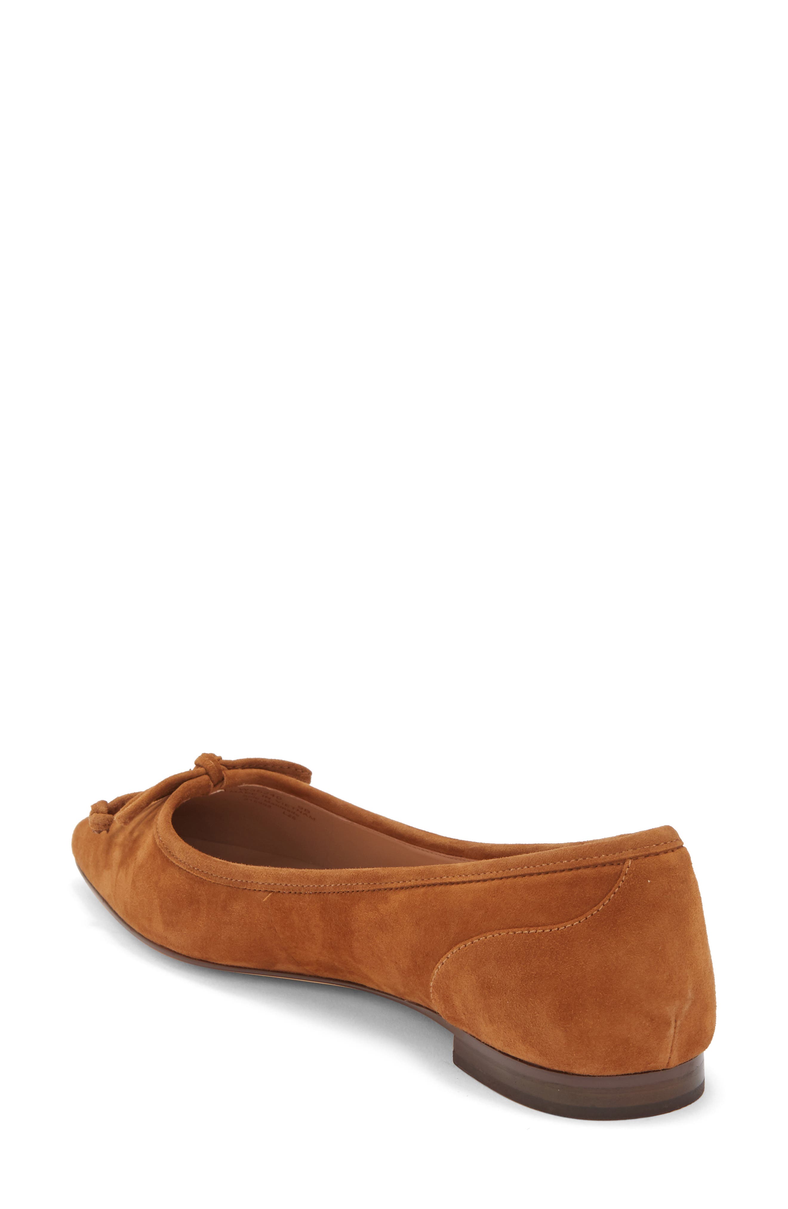 Cole Haan Paget Ballet Flat, Alternate, color, Tobacco Suede