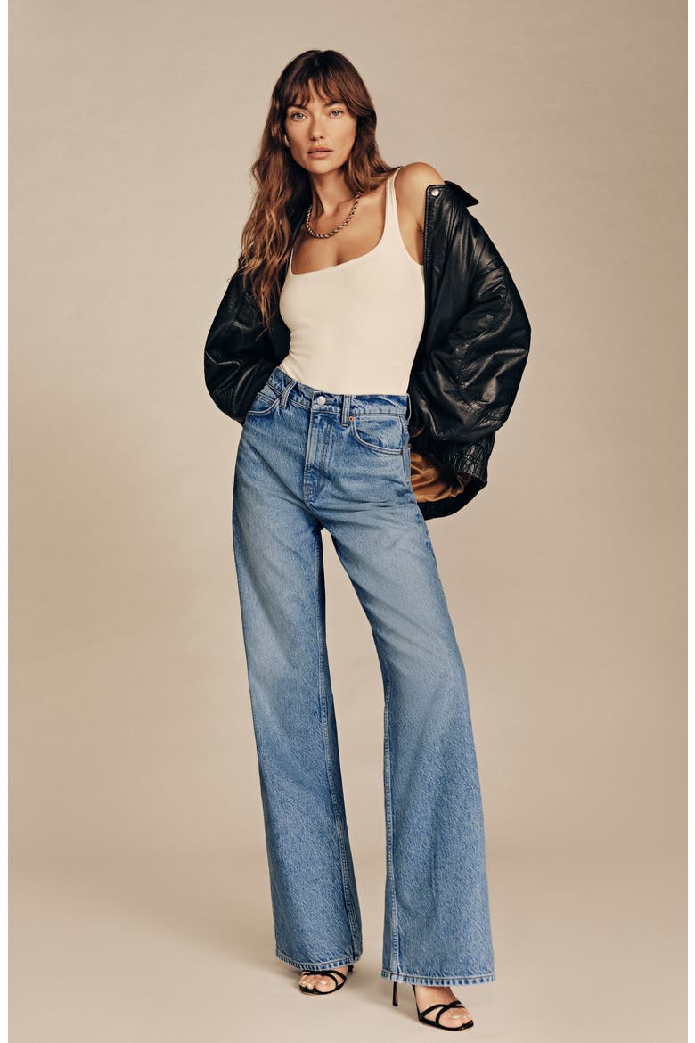 Cary Slouchy High Rise Wide Leg Jeans, Alternate, color, COLORADO