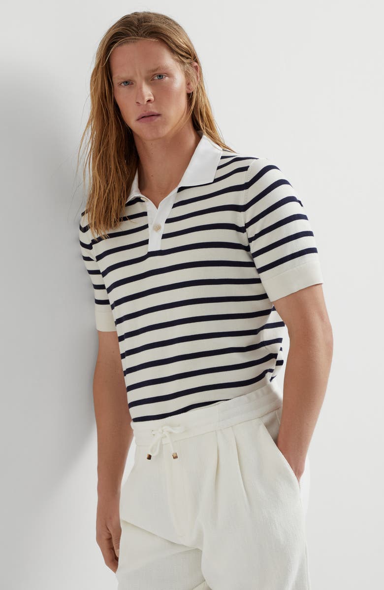 Brunello Cucinelli Knit polo shirt, Alternate, color, 