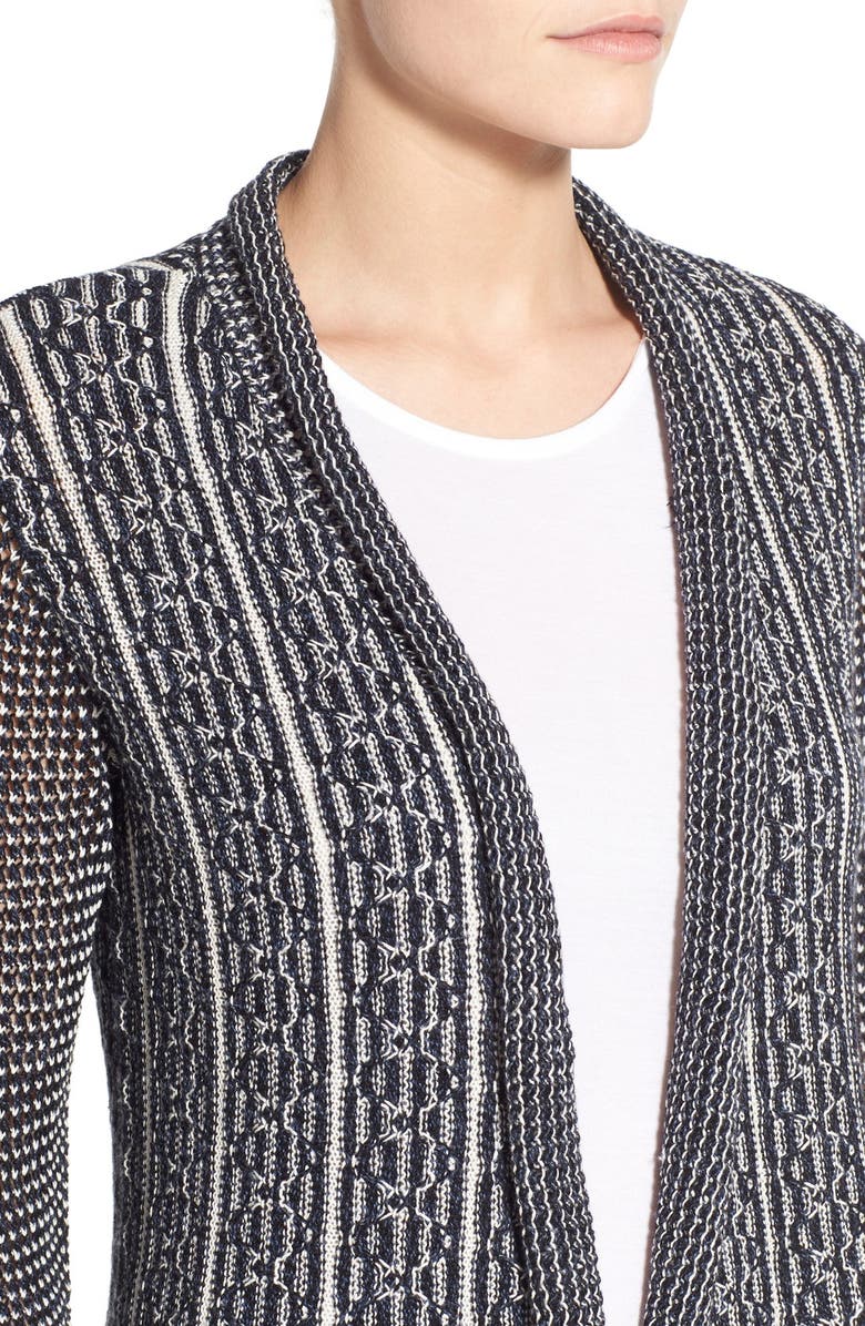 NIC+ZOE 'Trumpet' Long Cardigan, Alternate, color, 