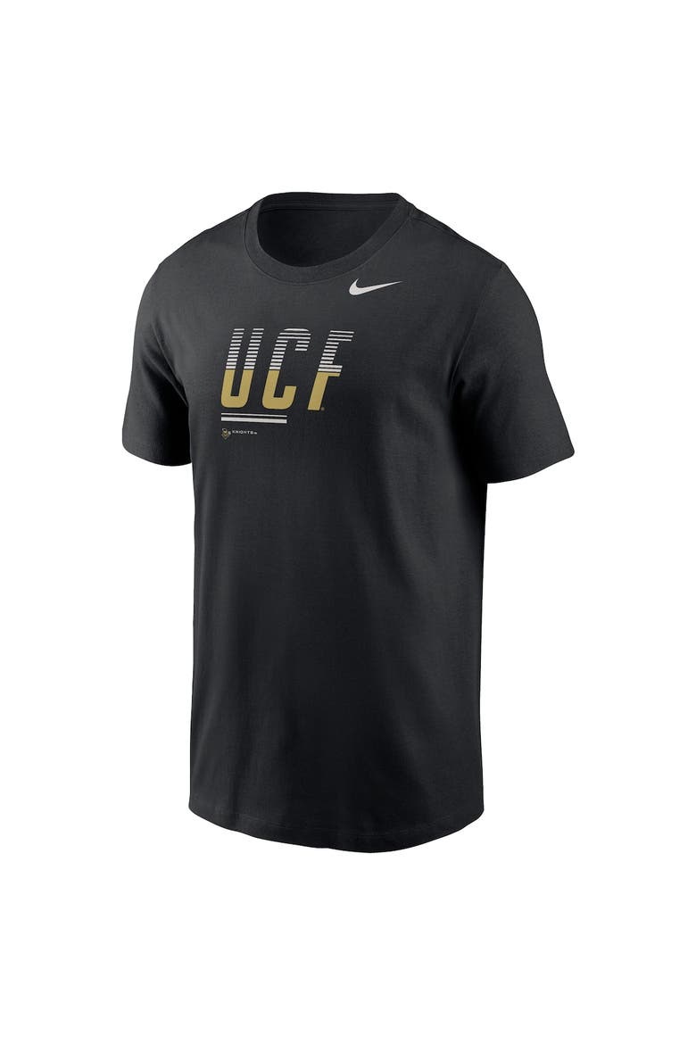 Men's Nike  Black UCF Knights Wordmark Logo Legend T-Shirt, Alternate, color, Black