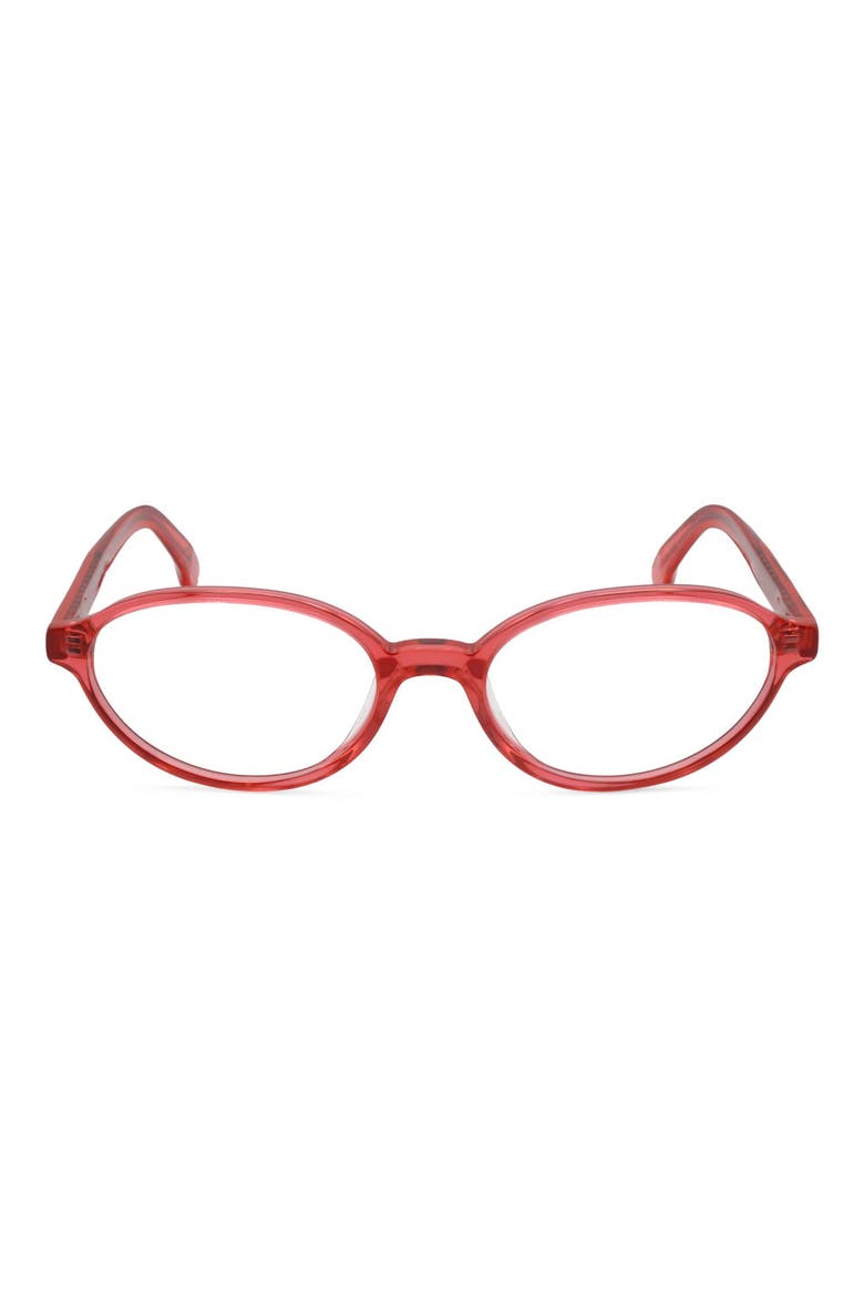 54mm Round Reading Glasses, Main, color, RED
