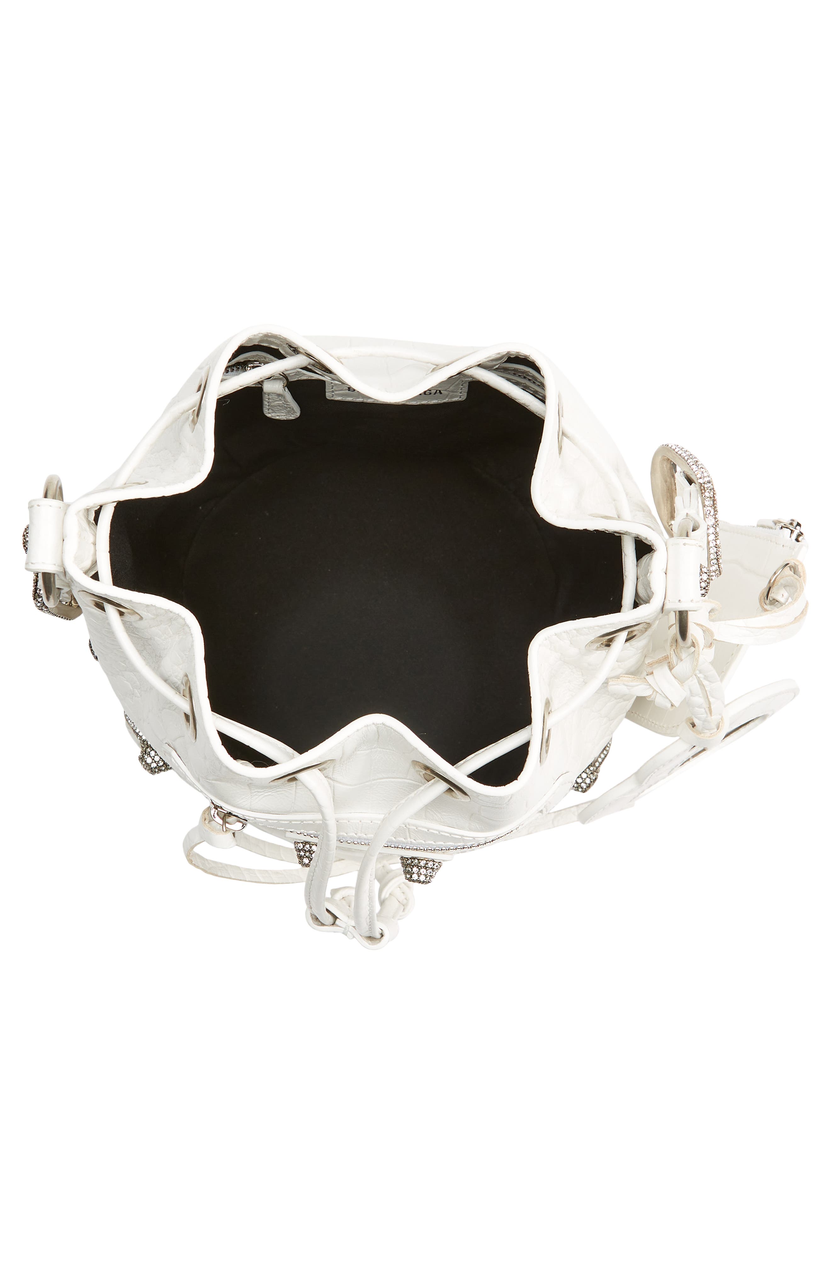 Balenciaga Extra Small Le Cagole Leather Bucket Bag, Alternate, color, 